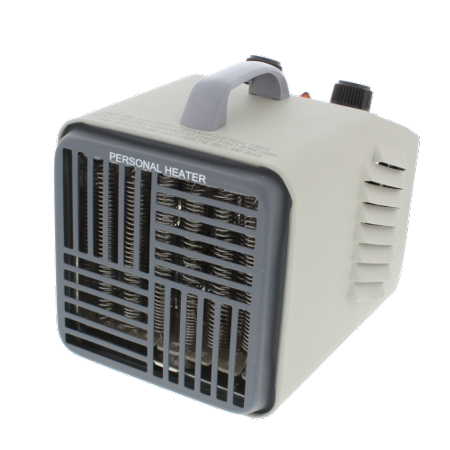 Comfort Zone Cz707 1500 Watt Compact Utility Heater Gray