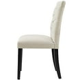thumbnail image 4 of Modern Contemporary Urban Design Dining Kitchen Room Side Chair, Set of Four, Fabric, Beige, 4 of 4