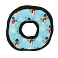 thumbnail image 5 of Tuffy Holiday Medium Ring Snowman, Durable Plush Squeaky Dog Toy, 5 of 6
