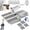 10 Pcs, variant on Drywall Repair Clips with Screws,Heavy-Duty Stainless Steel Drywall Clips,Stainless Steel Drywall Clips Repair Kit,Fits 1/2" and 5/8" Panels, for Hole Repair & DIY Home Improvement (20 Pcs)