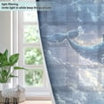 thumbnail image 4 of Yayeee Window Curtains Light Filtering 63"x42" Grommet Panel Pair Home Living Room Decor, Night Floating Whale, 4 of 7