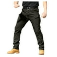 thumbnail image 1 of Pantalon Cargo pour Hommes Coupe Décontractée Jambe Droite Pantalon Décontracté pour Hommes Pantalon de Randonnée Pantalon Jogger pour Hommes avec Poches, 1 of 5