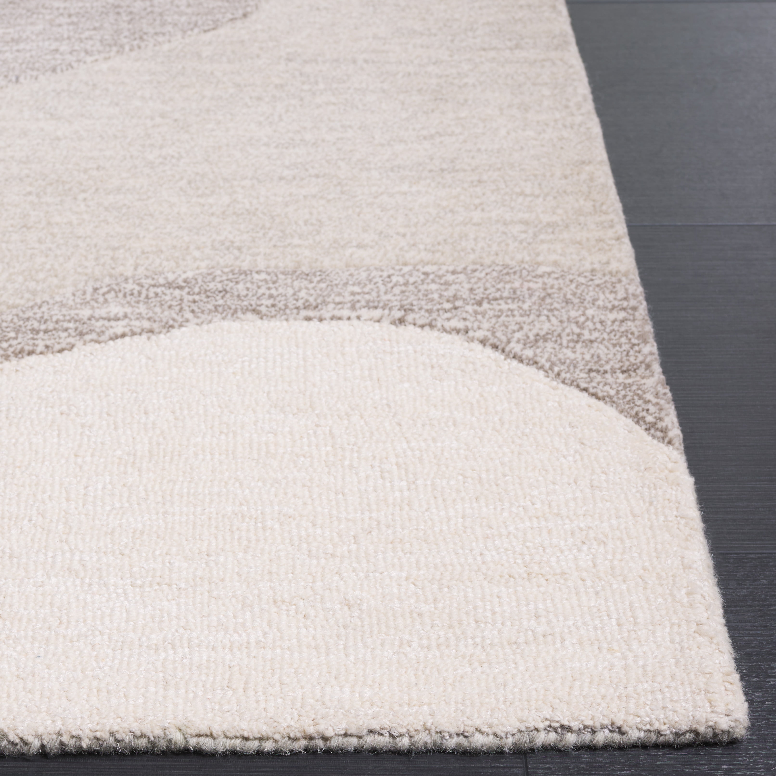 SAFAVIEH Rodeo Augustine Abstract Area Rug, Ivory/Gray, 8' x 10'