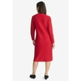 thumbnail image 2 of Jessica London Women's Plus Size Cable Sweater Dress, 2 of 4