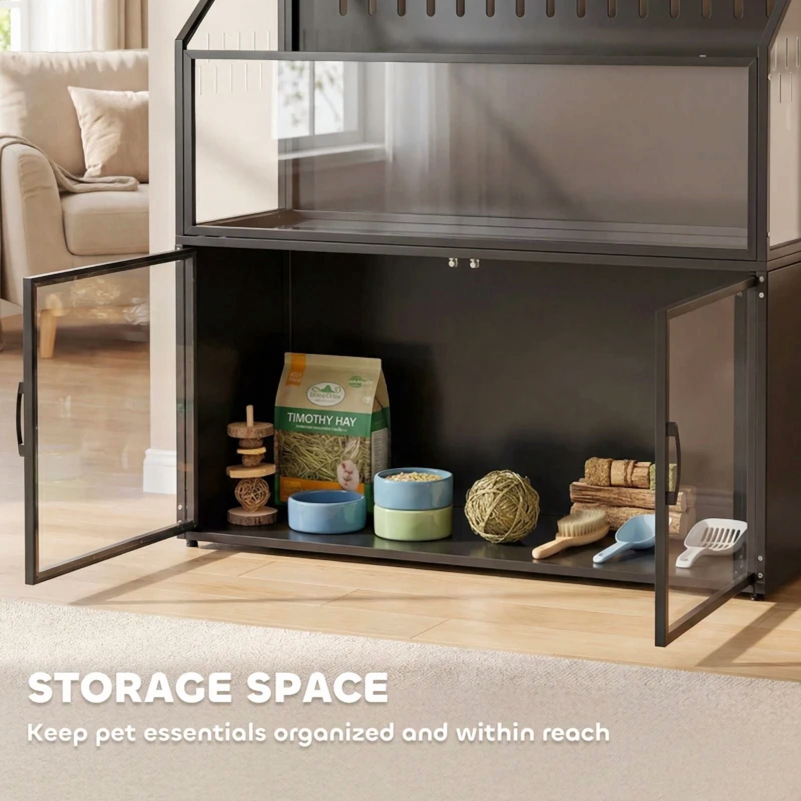 Small Animals Cage, Hedgehogs Cage Mice Cage Gerbil Cage Spacious Habitatc