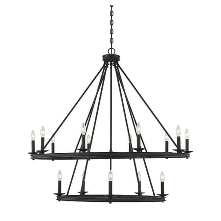 

Middleton 15-Light Chandelier in Matte Black