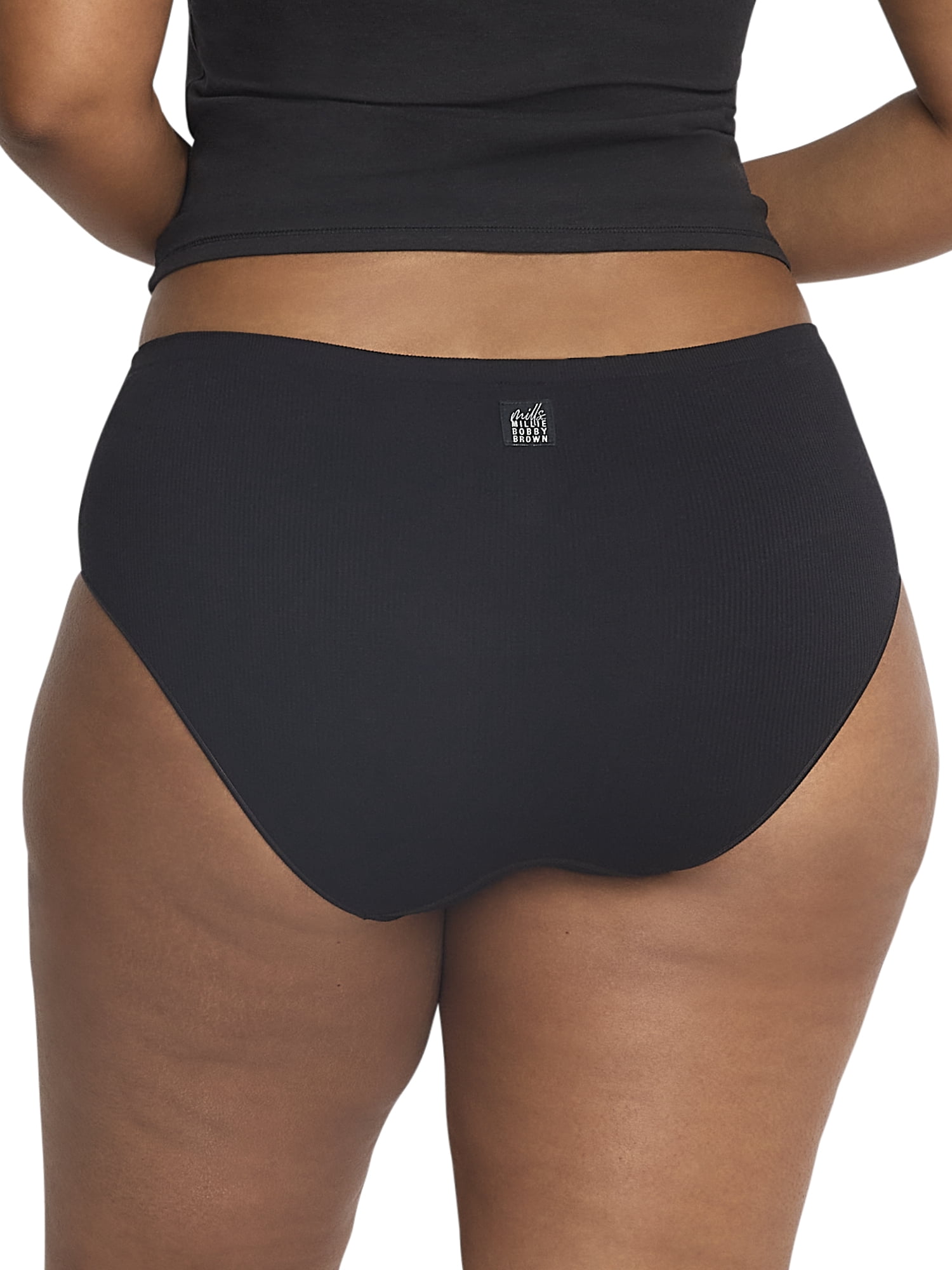 Mills by Millie Bobby Brown Women's Softie Rib Hipster Panties, 3-Pack, Sizes XS-XXXL