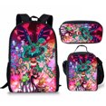 thumbnail image 1 of Rick And Morty Backpack Three-Piece Set Cartoon Print Schoolbag Elementary And Middle School Students Backpack Rick And Morty, 1 of 2