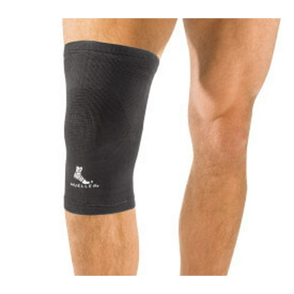 Elastic Knee Support - Black, Medium