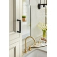 thumbnail image 2 of Amerock Balon 3-3/4 inch (96mm) Center-to-Center Matte Black Cabinet Pull, 2 of 6