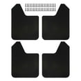 thumbnail image 2 of 4x guardabarros accesorios de coche, piezas universales, exteriores, guardabarros delantero y trasero negro para camioneta SUV Yotijar  Guardabarros universales, 2 of 10