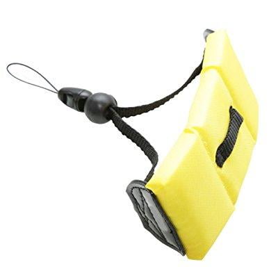 CamDesign Waterproof Yellow Camera Float Floating Camera Wrist Strap for Underwater Cameras GoPro Hero 4, 3+, 3, 2, 1/Panasonic Lumix/Nikon COOLPIX AW110/Canon PowerShot D20/Fujifilm FinePix/Olympus (Canon Powershot D20 Best Price)