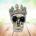 thumbnail image 2 of SHISUYAN 1pc Car Fragrance Diffuser Vent Clip Rhinestone Skull Shape Car Perfume Clamp for Automobiles (Silver), 2 of 8