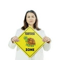thumbnail image 3 of Tortoise Plastic Crossing Sign - 12 Inch X 12 Inch Xing Sign Gift Animal Reptile Wildlife Slow Pet Cute Exotic Nature Decor Outdoors Fun Shell, 3 of 4