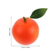 thumbnail image 2 of COMPUKAS 6Pcs Lifelike Fruit Decorations Artificial Oranges Foam Props For Kitchen Window Displays Assorted Color, 2 of 6