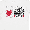 thumbnail image 4 of Inktastic My Aunt Loves Me Beary Much Cute Bear Boys or Girls Toddler T-Shirt, 4 of 5