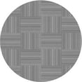thumbnail image 1 of Ahgly Company Indoor Round Patterned Smokey Gray Area Rugs, 5' Round, 1 of 6