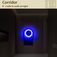 thumbnail image 5 of Mini LED Night Light, Plug-In, Dusk to Dawn Sensor, Compact, Ideal for Bedroom, Bathroom, Nursery, Hallway, Kitchen - Blue light, 5 of 6