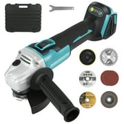 Cordless Angle Grinder Brushless with 125mm Grinding Wheels for Cutting Wood, Outdoor Garden