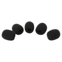 COOLHOOD 5 Pack Thick Handheld Stage Microphones Windscreen Foam Mics Sponge Round Caps Replacement