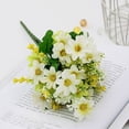 thumbnail image 1 of Flores artificiales Ramo de flores artificiales de seda con margaritas para la decoración del hogar ANMAO MXFZH2212100287, 1 of 2