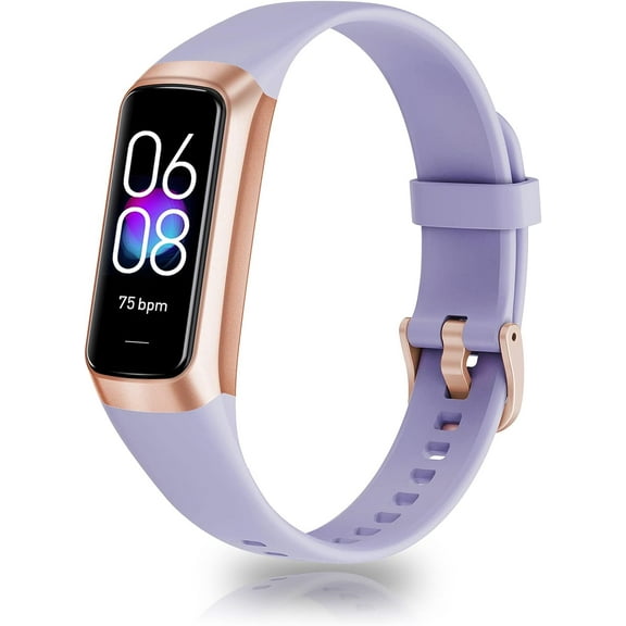 Fitness Tracker,Activity Tracker,Heart Rate Monitor with 1.10'' AMOLED Touch Color Screen,5 ATM Waterproof Calorie Smart Watch,Step Counter for Walking,Sleep Monitor for Women Men