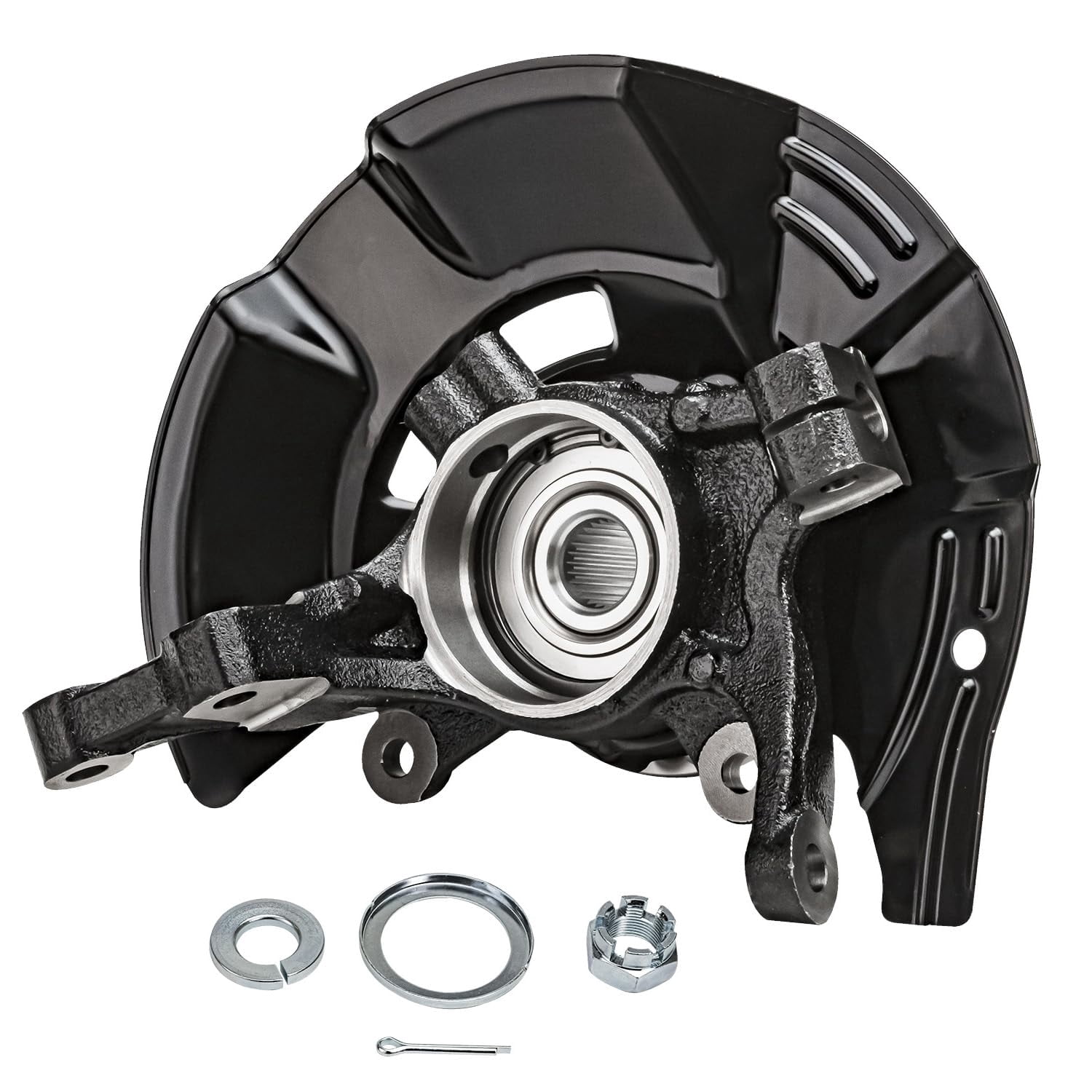 Front Steering Knuckle And Wheel Bearing Hub Assembly Passenger Side