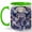 Green, variant on Mystic Shrine Cat Coffee Mug, Fantasy Cat Lover Mug, Japan Inspired Birthday Christmas Gift, Moon Cherry Blossom Lantern Spirit Art, 11 oz White Ceramic Coffee Cup