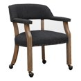 thumbnail image 1 of Chaise de Jeu à Roulettes en Bois et Tissu Gris Charbon Millstone, Fini Pacane, 1 of 8