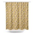 thumbnail image 1 of S4Sassy Orange Monstera Leaves & Stork Bird Bathroom Decor Shower Waterproof Curtain Drapes Resistant-60 x 70 Inch, 1 of 6
