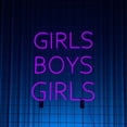 thumbnail image 4 of Handmadetneonsign Girls Boys Girls Neon Sign, Quote Wall Art Decor, Bar Club Wall Decor, 4 of 5