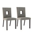 thumbnail image 1 of CorLiving Ensemble de 2 chaises pour salle à manger en sable argenté, 1 of 6
