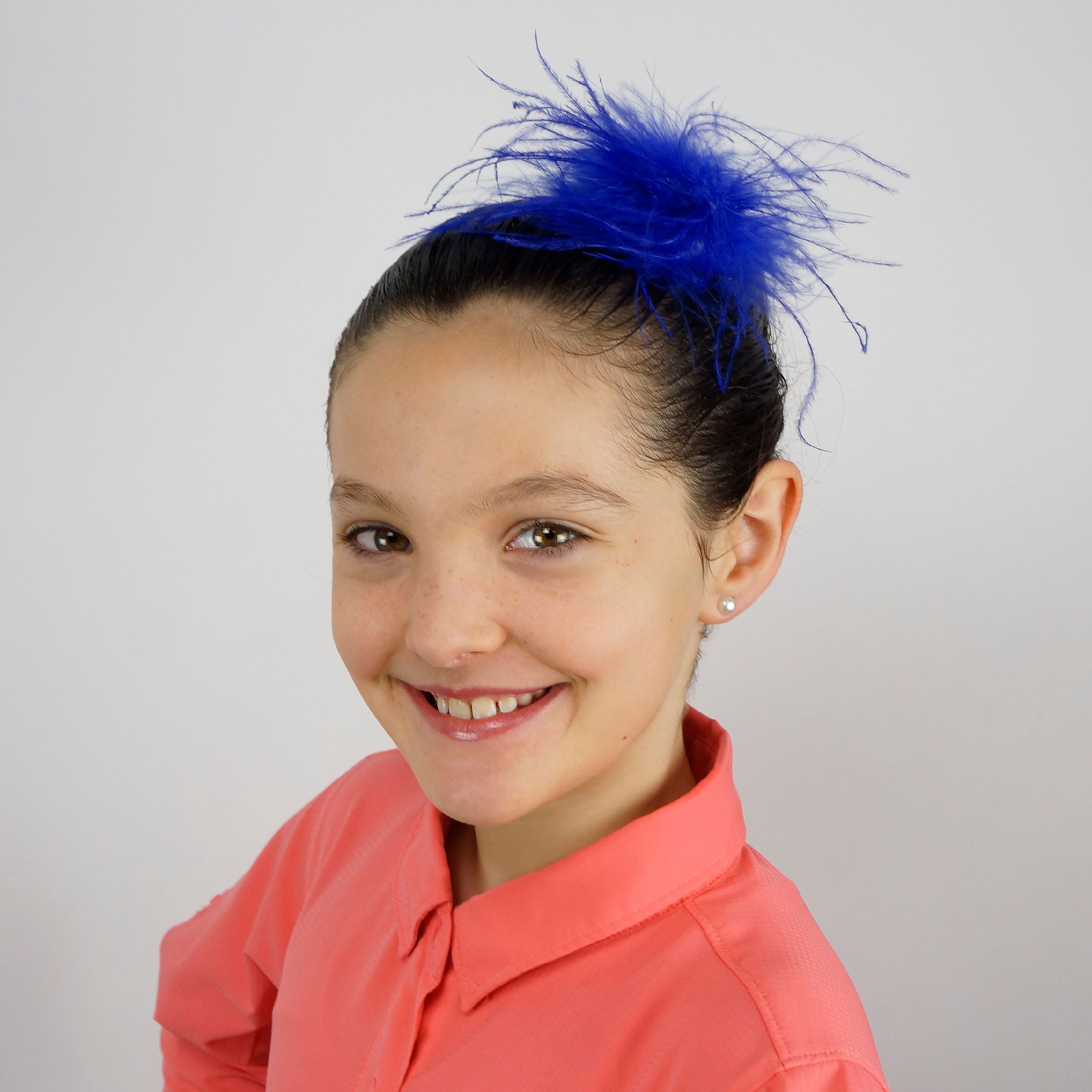 ostrich feather hair accessories