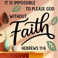 thumbnail image 1 of Adhesivo de pared «Es imposible agradar a Dios sin fe», 1 of 4
