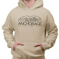 thumbnail image 2 of Skyline Anchorage Hoodie Sweatshirt Unisex X-Large Sand, 2 of 5