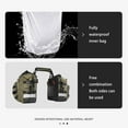 thumbnail image 3 of Greeniant Bolsa lateral para motocicleta, reemplazo de Color sólido, asa de elevación impermeable reflectante, gran capacidad, bolsas para Ciclismo Verde, 3 of 6