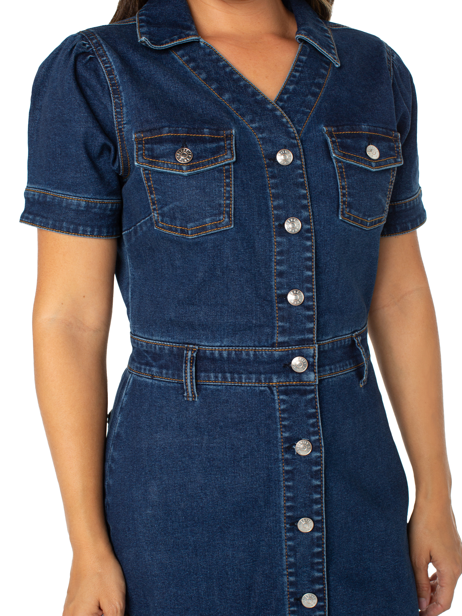 Celebrity Pink Juniors Button up Dress, Women's and Women's Plus
