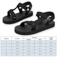 thumbnail image 2 of PULLIMORE Unisex Casual Sandals Arch Support Summer Water Sandals, Black, S(Women 4-5/Men 3-3.5), 2 of 11