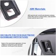 thumbnail image 3 of TINKI Car Electronic Handbrake Trim Cover Compatible with Chevrolet Corvette C8 2020-2023, ABS Dashboard Electronic Handbrake Switch Panel Cover Trims, 3 of 6