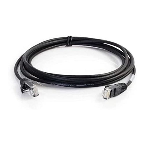 Cable de red C2G Cat6 2,43 m negro con conector antideslizante UTP