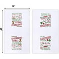thumbnail image 6 of Christmas Homeme Gingerbre Cookies Kitchen Dish Towels, 18 x 26 Inch Winter Xmas Holiday Tea Towels for Cooking Baking Set of 2, 6 of 6
