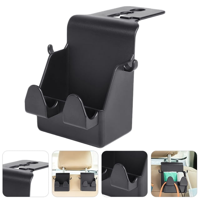 OULII 1Pcs Car Rear Seat Hook Black ABS for Back Seat Storage and Daily Use