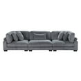 thumbnail image 2 of Lexicon Traverse Corduroy Fabric Upholstered Sofa in Gray, 2 of 5