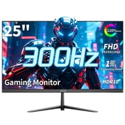 ZZA 24.5 Inch 300Hz Gaming Monitor, FHD 1080P IPS Display, 1ms MPRT, AMD FreeSync, PC Monitor,HDR Support, VESA Mount Compatible