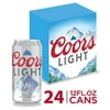 Coors Light Beer, American Light Lager Beer, 4.2% ABV, 24-pack, 12-oz beer cans