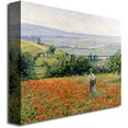 thumbnail image 2 of Trademark Fine Art "Woman in a Poppy Field" Canvas Wall Art by Leon Giran Max, 2 of 2