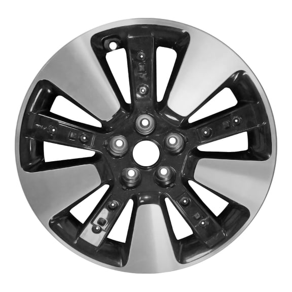 Remanufactured Machined and Painted Black Aluminum Wheel 18 x 7.5 52910B2400 fits 2014-2019 KIA Soul