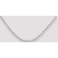thumbnail image 5 of Sterling Silver 4mm Diamond-Cut Rolo Chain (16 X 4) Made In Italy qfc50-16, 5 of 5