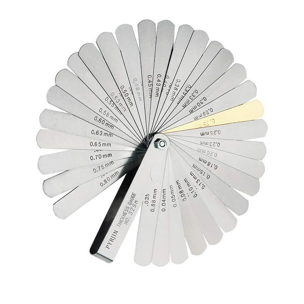 Feeler Gauge, Feeler Gauge Set, 32 Blades In Metric/Imperial Marking