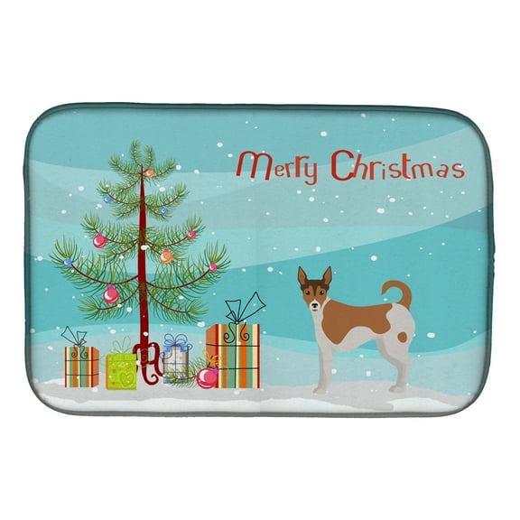 Tenterfield Terrier Christmas Tree Dish Drying Mat